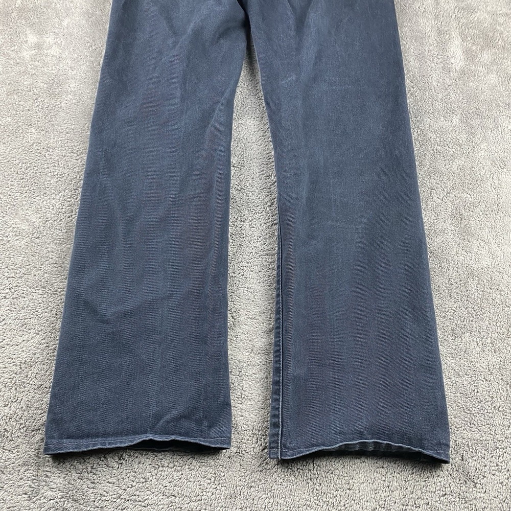 Levis 551 Straight Leg Jeans Mens 32x30 Black Denim‎ Button Fly Mid Rise - Picture 12 of 15